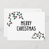 Carte Postale joyeux noël (Devant / Derrière)