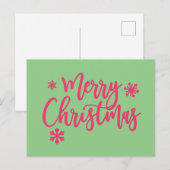 Carte Postale Joyeux Noël (Devant / Derrière)