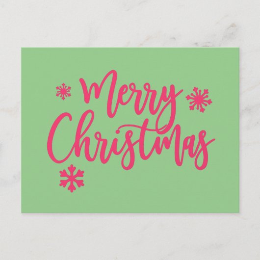 Carte Postale Joyeux Noël (Devant)