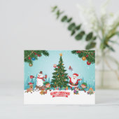 Carte postale Joyeux Noël (Debout devant)