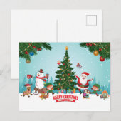 Carte postale Joyeux Noël (Devant / Derrière)