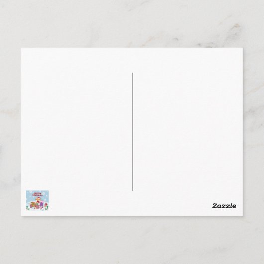 Carte Postale Joyeux Noël (Dos)