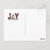 Carte Postale Joyeux Noël (Dos)