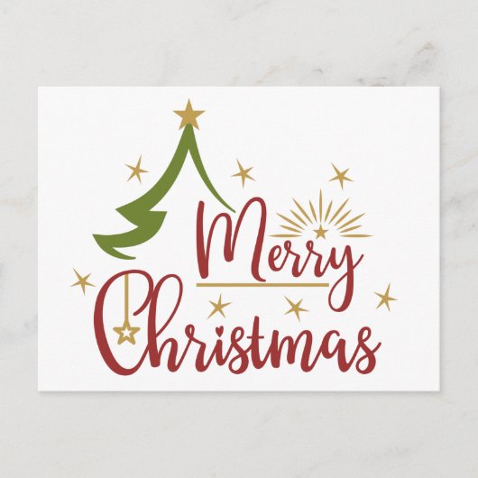 Carte Postale Joyeux Noël (Devant)