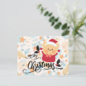 Carte Postale joyeux noël (Debout devant)