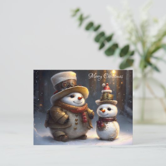 Carte Postale Joyeux Noël (Debout devant)