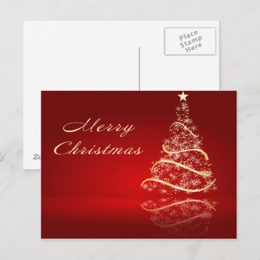 Carte postale Joyeux Noël (Devant / Derrière)