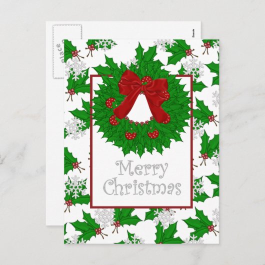 Carte postale Joyeux Noël (Devant / Derrière)