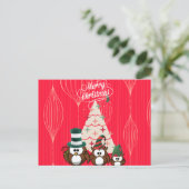 Carte postale Joyeux Noël (Debout devant)
