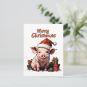 Carte Postale joyeux noël (Debout devant)