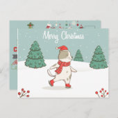 Carte postale Joyeux Noël (Devant / Derrière)