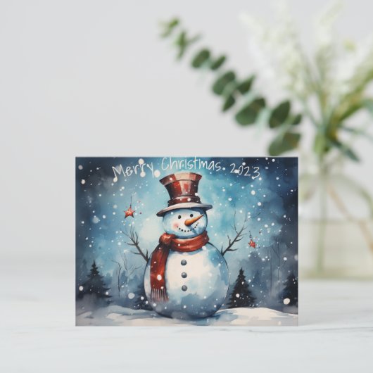 Carte Postale Joyeux Noël (Debout devant)