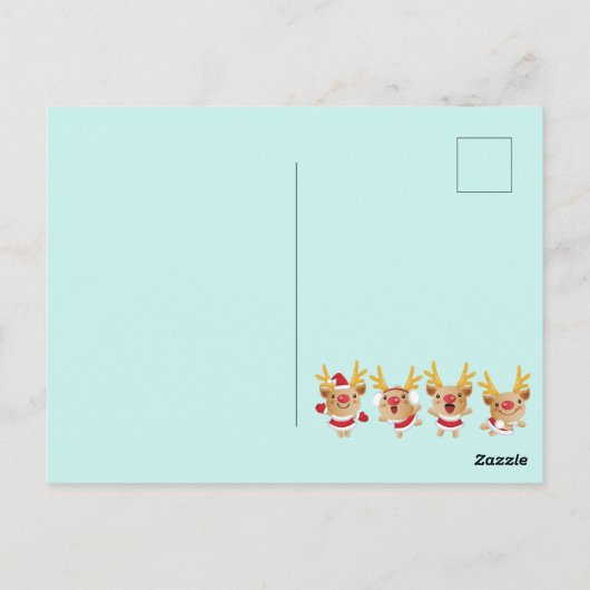 Carte postale Joyeux Noël (Dos)