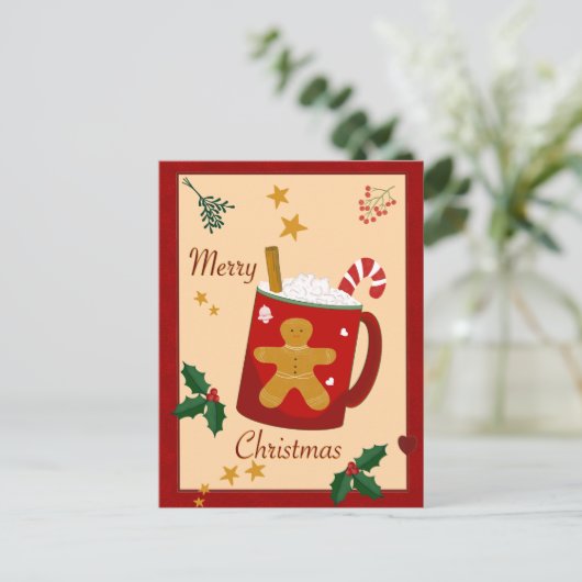 Carte Postale Joyeux Noël (Debout devant)