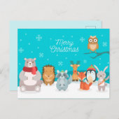 Carte postale Joyeux Noël (Devant / Derrière)