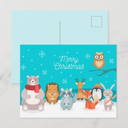 Carte postale Joyeux Noël (Devant / Derrière)