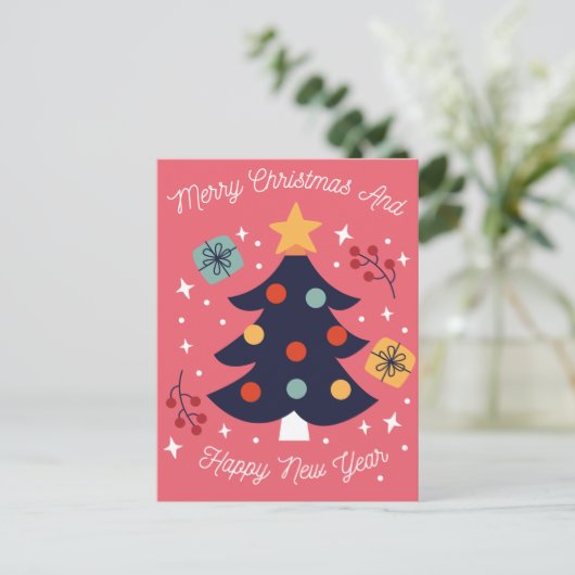 Carte postale Joyeux Noël (Debout devant)