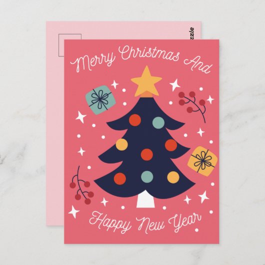 Carte postale Joyeux Noël (Devant / Derrière)