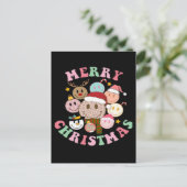Carte Postale Joyeux Noël  (Debout devant)