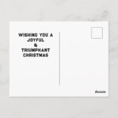 Carte Postale Joyeux Noël (Dos)