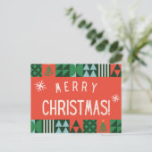 Carte postale Joyeux Noël (Debout devant)