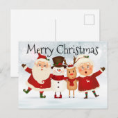 Carte Postale Joyeux Noël (Devant / Derrière)