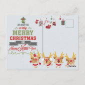 Carte postale Joyeux Noël (Dos)