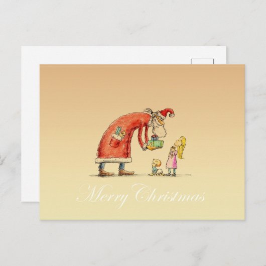 Carte Postale Joyeux Noël (Devant / Derrière)