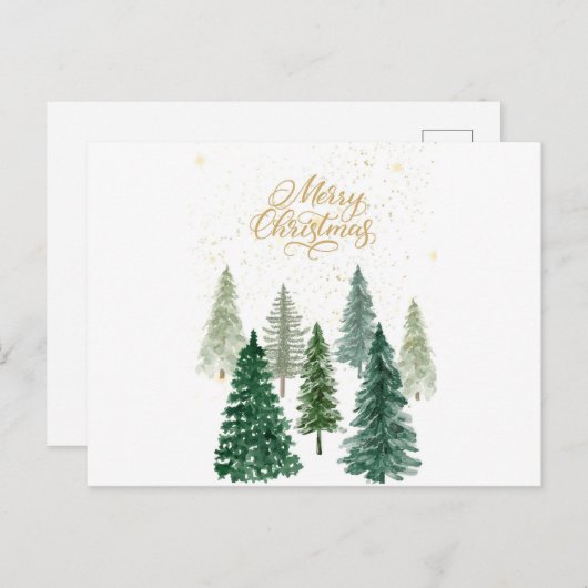 Carte Postale Joyeux Noël (Devant / Derrière)