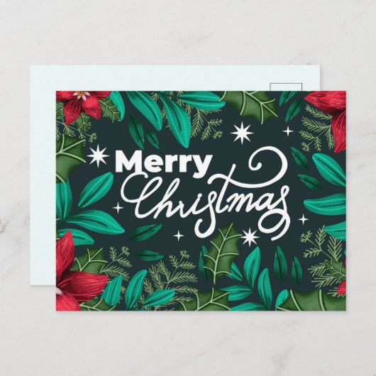 Carte postale Joyeux Noël (Devant / Derrière)