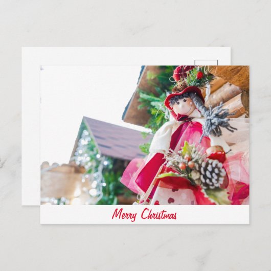 Carte Postale Joyeux Noël (Devant / Derrière)