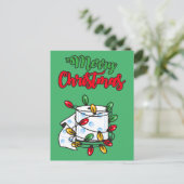 Carte Postale Joyeux Noël 2020 - Toilet Paper Edition (Debout devant)