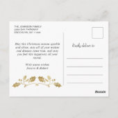 Carte Postale Joyeux Noël 3 PHOTO Happy Holidays Salutation (Dos)