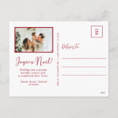 Carte postale Joyeux Noel 4 (Dos)