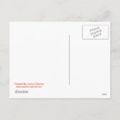 Carte postale Joyeux Noël à la vache noire (Dos)