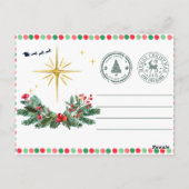 Carte Postale joyeux noël à toi (Dos)