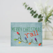 Carte Postale Joyeux Noël à tous (Debout devant)