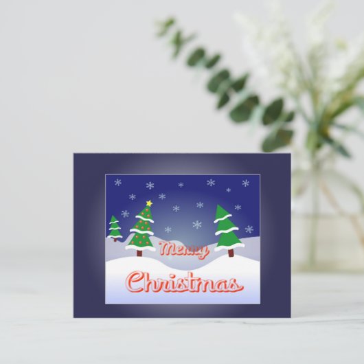 Carte Postale Joyeux Noël à vous ! (Debout devant)