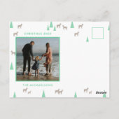 Carte Postale Joyeux Noël | Ajouter votre photo (Dos)