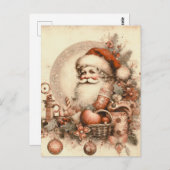 Carte postale Joyeux Noël amour Père Noël (Devant / Derrière)