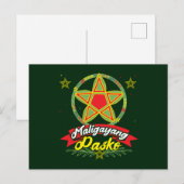 Carte Postale Joyeux Noël aux Philippines (Devant / Derrière)