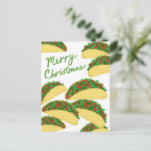 Carte Postale JOYEUX NOËL Avalanche de tacos Délicieuses Fêtes (Debout devant)
