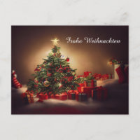 Joyeux Noël avec sapin de Noël et cadeaux