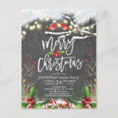 Carte Postale Joyeux Noël Bonne année Fête Père Noël (Devant)