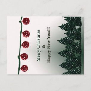 Carte Postale Joyeux Noël, Bonne Année Noël
