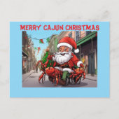 Carte Postale Joyeux Noël Cajun (Devant)