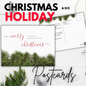 Carte Postale Joyeux Noël, Cher Client