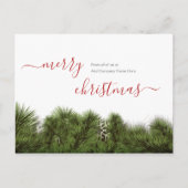 Carte Postale Joyeux Noël, Cher Client (Devant)