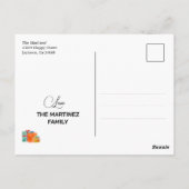 Carte Postale Joyeux Noël Chihuahua rouge de Noël (Dos)