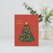 Carte Postale Joyeux Noël classique (Debout devant)